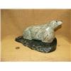 Image 1 : 10.5" soapstone seal on jade base by Michael Scott (2)