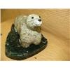 Image 2 : 10.5" soapstone seal on jade base by Michael Scott (2)