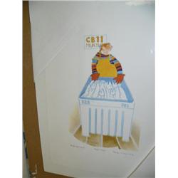 "The Fish Buyer" 925/950 by Rie Munoz 12.5"x8.75" (700)