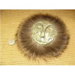 8" Soapstone mask by Michael Scott (2)