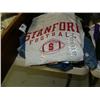 Image 6 : Collection of t-shirts and Stanford University memorabilia, huge approx. 44" teddy bear with cowboy 