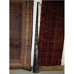 Beautifully scrimshawed baleen with killer whales, beluga, seals, etc.. By L. Silook 8'9"  (2)