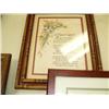 Image 4 : Lot of 5 pieces of art: Triple matted and framed photo of eagle, 4 assorted framed prints (2)