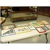 Image 1 : Lot of 11 framed pieces of art: Merry Christmas, signed and number print from 1988 (2)