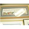 Image 4 : Lot of 11 framed pieces of art: Merry Christmas, signed and number print from 1988 (2)