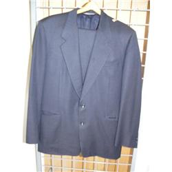 Gray and black Mario's made in Italy 2 piece suit (165)