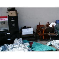 Lot of: office supplies, chairs, file cabinets, etc. (165)