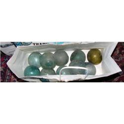CHOICE of 4 bags of 10 glass floats (2)