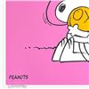 Image 2 : Mr. Andre "Snoopy Hugs Mr A. (Pink)" Limited Edition Serigraph on Paper