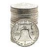 Image 2 : Roll of (20) Brilliant Uncirculated 1958-D Franklin Half Dollar Coins