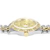 Image 8 : Rolex Mens Two Tone Champagne Index Diamond Datejust Wristwatch With Rolex Box