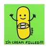 Image 1 : Todd Goldman "I'm Cream Filled" Original Acrylic on Canvas