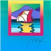 Image 2 : Peter Max "Sailboat East on Blends" Limited Edition Lithograph on Paper