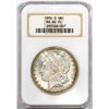 Image 1 : 1904-O $1 Morgan Silver Dollar Coin NGC MS64PL Amazing Toning Old Fatty Holder