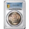 Image 1 : 1882-S $1 Morgan Silver Dollar Coin PCGS MS64 Amazing Toning
