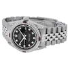 Image 8 : Rolex Mens Stainless Steel Ruby and Diamond Datejust