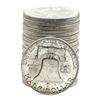 Image 2 : Roll of (20) Brilliant Uncirculated 1963-D Franklin Half Dollar Coins