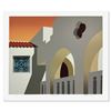 Image 1 : William Schlesinger (1915-2011) "Patio Del Sol" Limited Edition Serigraph on Paper