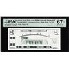 Image 1 : Circa 1970's Lincoln Memorial Giori Test Note PMG Superb Gem Uncirculated 67EPQ