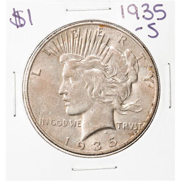 1935-S $1 Peace Silver Dollar Coin