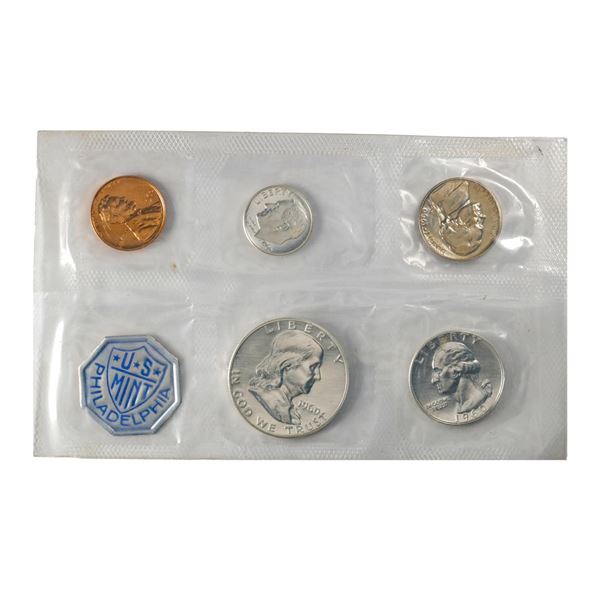 1960 (5) Coin Proof Set in Cellophane