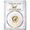 Image 1 : 2016-W Mercury Dime Gold Centennial Commemorative Coin PCGS SP70 First Strike