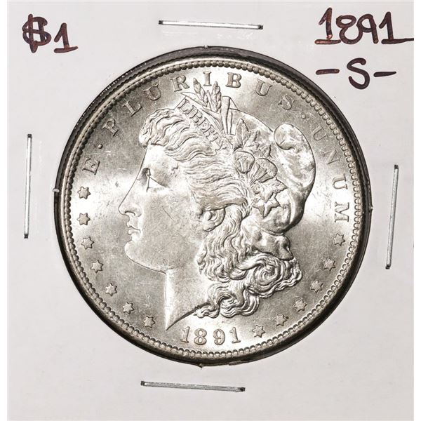 1891-S $1 Morgan Silver Dollar Coin