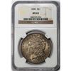 Image 1 : 1890 $1 Morgan Silver Dollar Coin NGC MS63