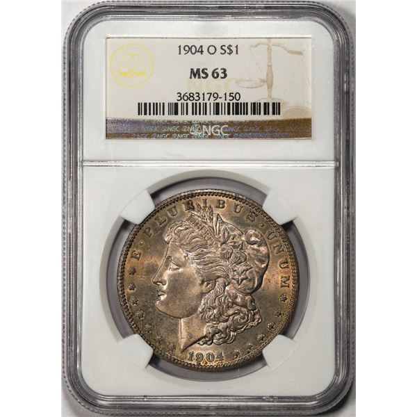 1904-O $1 Morgan Silver Dollar Coin NGC MS63