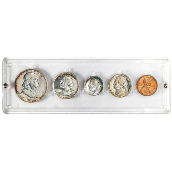 1955 (5) Coin Proof Set Nice Toning