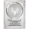 Image 2 : 2019-W $1 Proof American Silver Eagle Coin PCGS PR69DCAM Reagan Signature