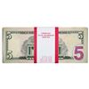 Image 2 : Pack of (100) Consecutive 2021 $5 Federal Reserve Star Notes