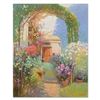 Image 1 : Ming Feng "Arch in Bloom" Original Oil on Canvas