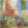 Image 2 : Ming Feng "Arch in Bloom" Original Oil on Canvas