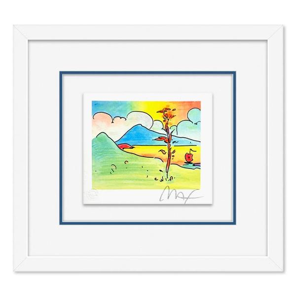 Peter Max "Tree with Sailboat" Limited Edition Lithograph on Paper