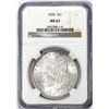 Image 1 : 1898 $1 Morgan Silver Dollar Coin NGC MS63
