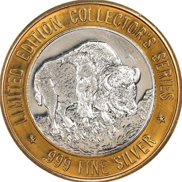 .999 Fine Silver Rainbow Casino & Bingo $10 Limited Edition Gaming Token