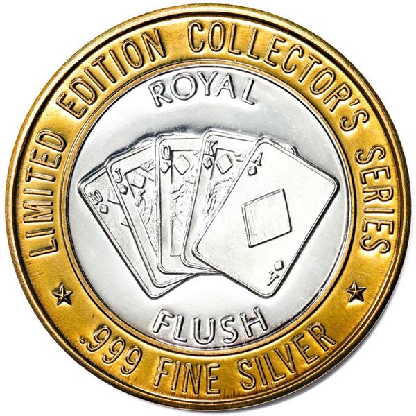 .999 Fine Silver Grand Casino Biloxi, Mississippi $10 Limited Edition Gaming Token