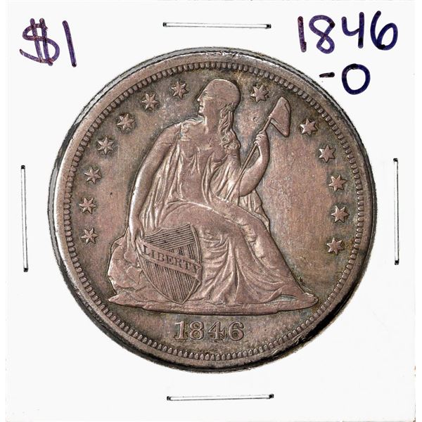 1846-O $1 Seated Liberty Silver Dollar Coin
