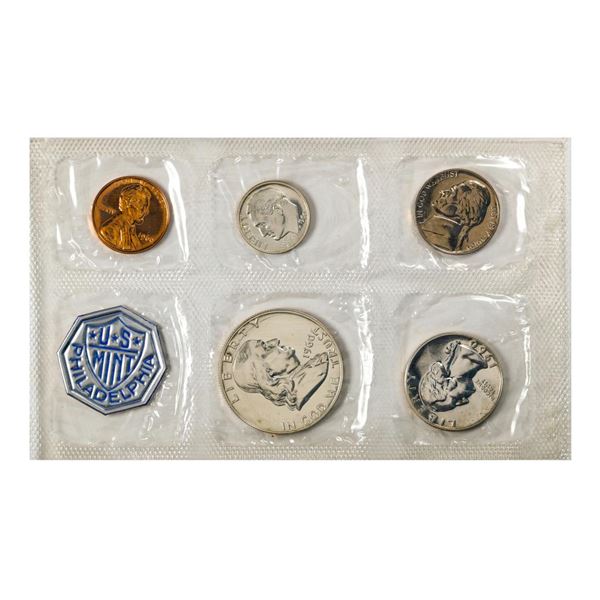 1960 (5) Coin Proof Set in Cellophane