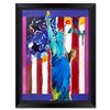 Image 1 : Peter Max "United we Stand" Original Mixed Media on Paper