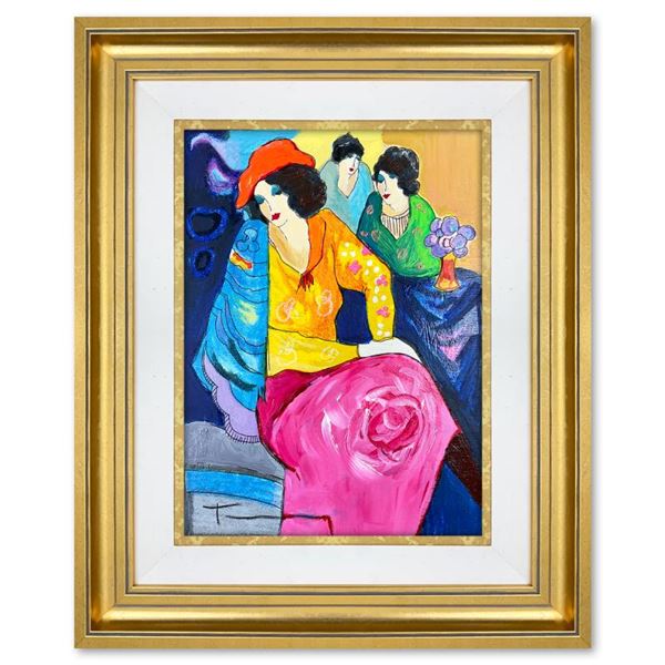 Itzchak Tarkay (1935-2012) Original Mixed Media on Board