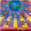 Image 2 : Peter Max "Earth Day 2000" Original Mixed Media on Paper