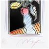 Image 2 : Peter Max "Vase of Flowers I" Original Mixed Media on Paper