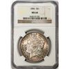 Image 1 : 1896 $1 Morgan Silver Dollar Coin NGC MS64 Nice Toning
