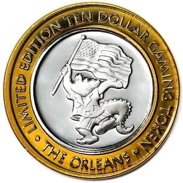 .999 Silver The Orleans Hotel & Casino Las Vegas, NV $10 Casino Token Limited Edition