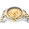 Image 6 : Rolex Men's Two Tone Champagne Index Datejust Wristwatch
