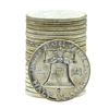 Image 2 : Roll of (20) Brilliant Uncirculated 1963-D Franklin Half Dollar Coins