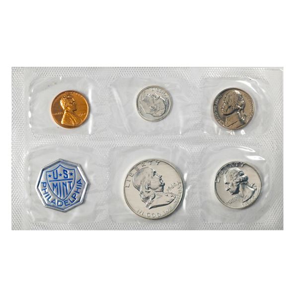 1960 (5) Coin Proof Set in Cellophane