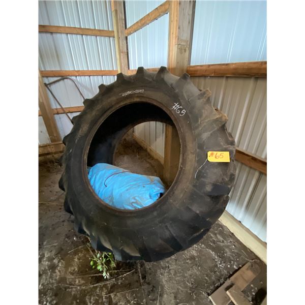 Tractor tire 18.4x34, rub. Tarp